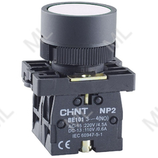 Кнопка управления CHINT  NP2. Цвет белый - Каталог электротехнического оборудования