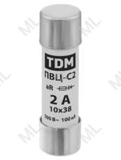 Плавкая вставка ПВЦ-С2 10х38 aR (быстродействующая) TDM SQ0729-0065 - Каталог электротехнического оборудования