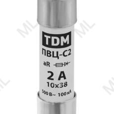 Плавкая вставка ПВЦ-С2 10х38 aR (быстродействующая) TDM SQ0729-0065 - Каталог электротехнического оборудования