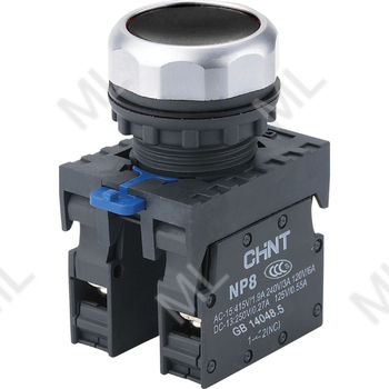 Кнопки и переключатели. Серия NP8. Цвет черный - Каталог электротехнического оборудования