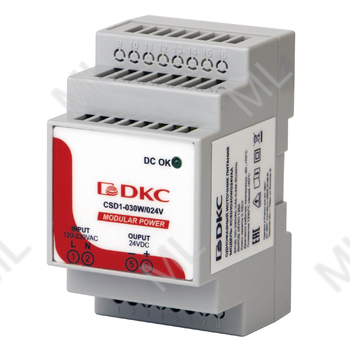 Источник питания "MODULAR POWER", однофазный, 30Вт, 4-2А, 12(5-15)В Арт. XCSD1030W012VAA - Каталог электротехнического оборудования